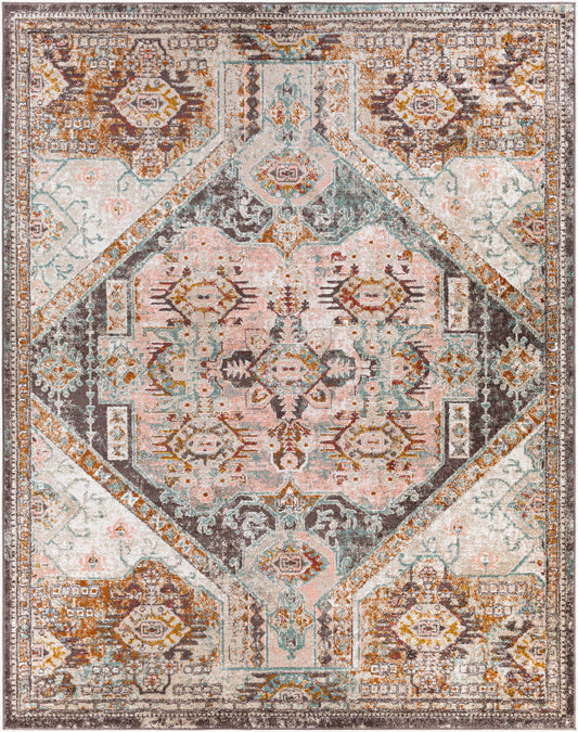 Ankara AKR-2325 5' x 7' Machine Woven Area Rug