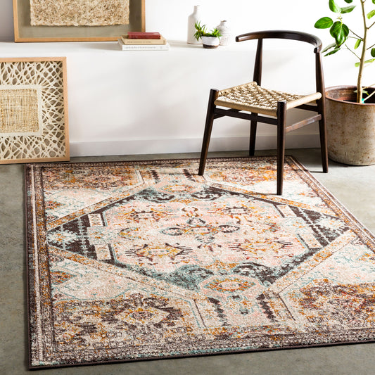 Ankara AKR-2325 5' x 7' Machine Woven Area Rug