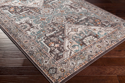Alfombra tejida a máquina Ankara AKR-2328 de 1,83 m x 2,74 m