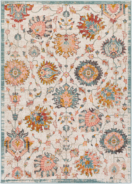 Alfombra tejida a máquina Ankara AKR-2334 de 1,83 m x 2,74 m