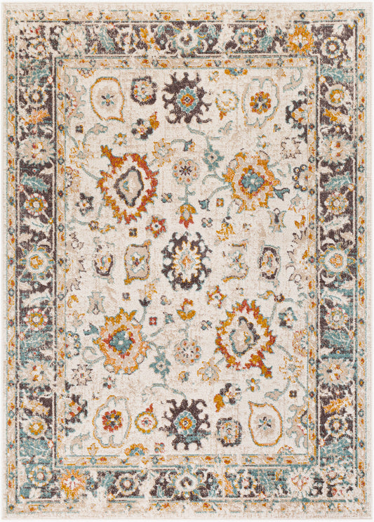 Alfombra tejida a máquina Ankara AKR-2340 de 1,83 m x 2,74 m