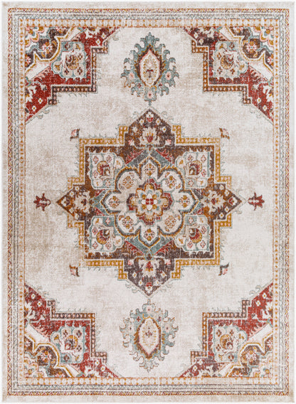 Alfombra tejida a máquina Ankara AKR-2341 de 1,52 m x 2,13 m