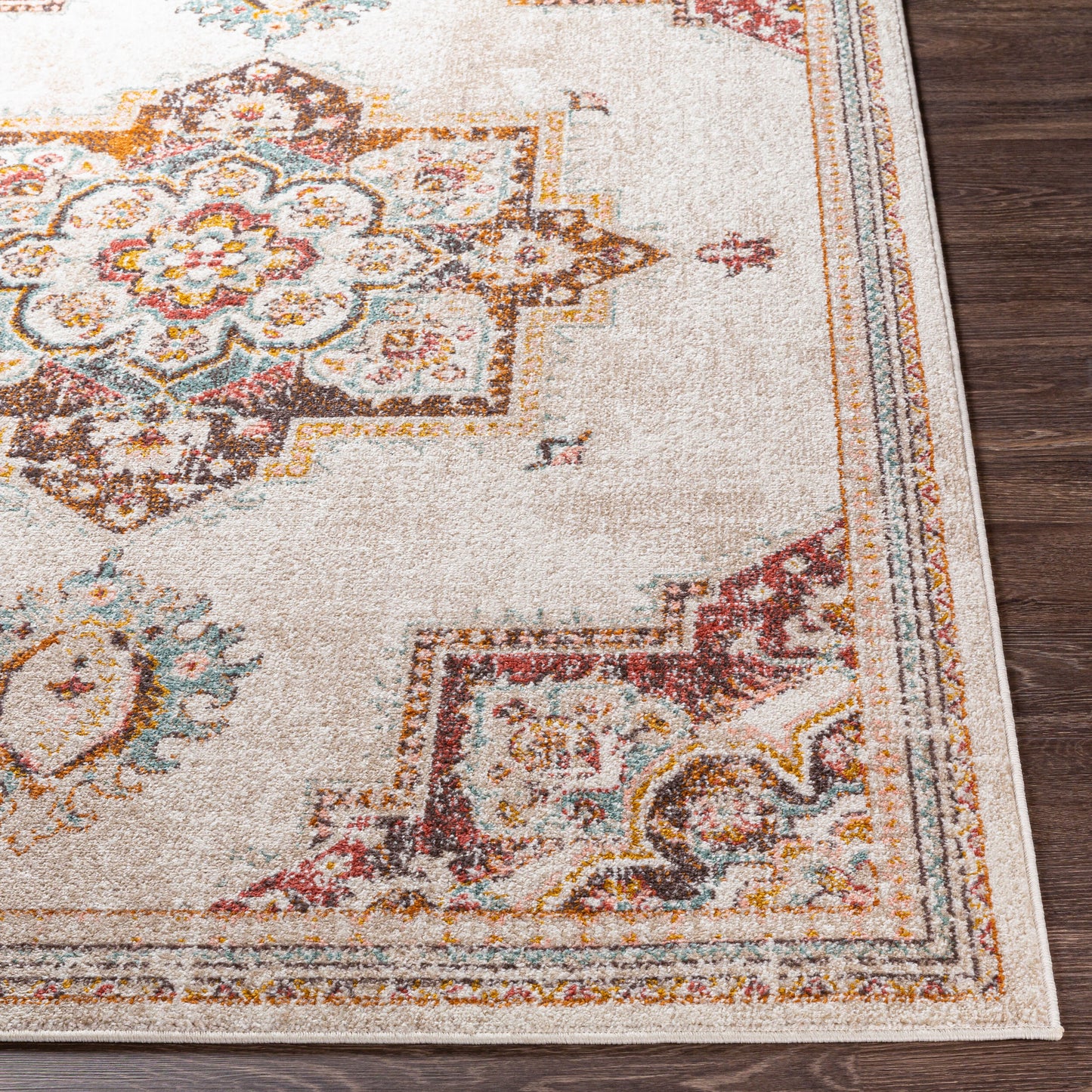 Alfombra tejida a máquina Ankara AKR-2341 de 1,52 m x 2,13 m