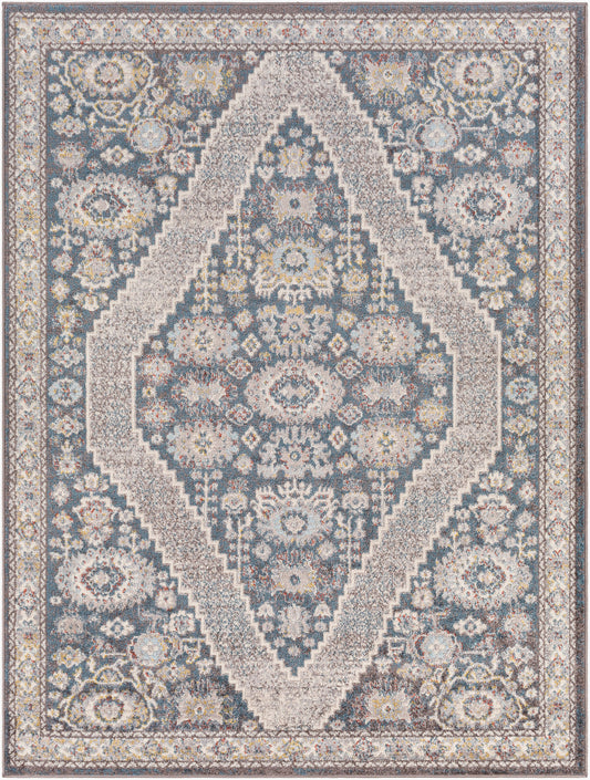 Alfombra tejida a máquina Ankara AKR-2352 de 1,83 m x 2,74 m