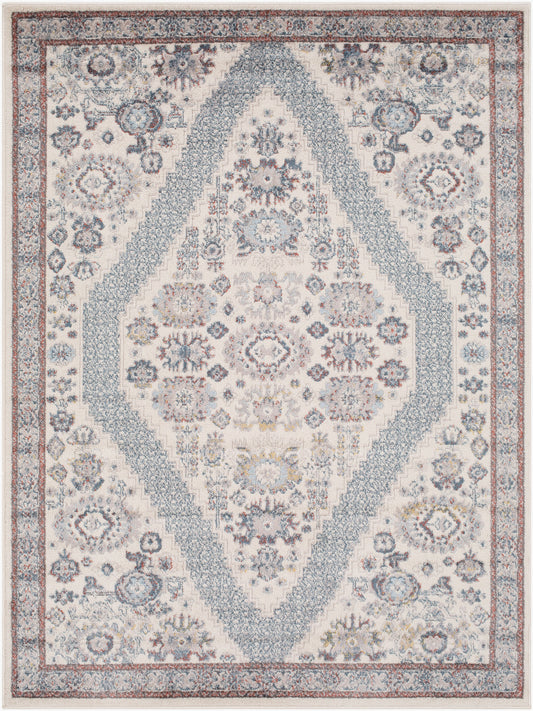 Alfombra tejida a máquina Ankara AKR-2353 de 1,83 m x 2,74 m