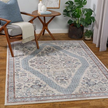 Ankara AKR-2353 5' x 7' Machine Woven Area Rug