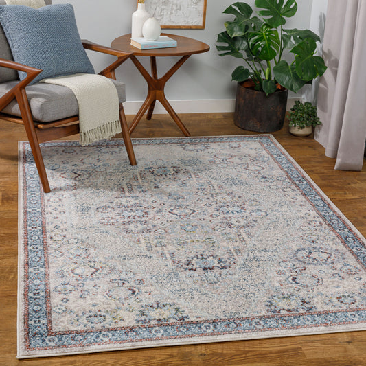 Alfombra tejida a máquina Ankara AKR-2354 de 1,52 m x 2,13 m
