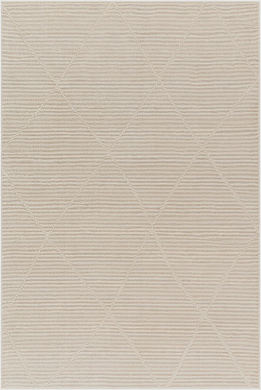 Alfombra decorativa lavable a máquina Alder ALD-2301 de 2' x 3'