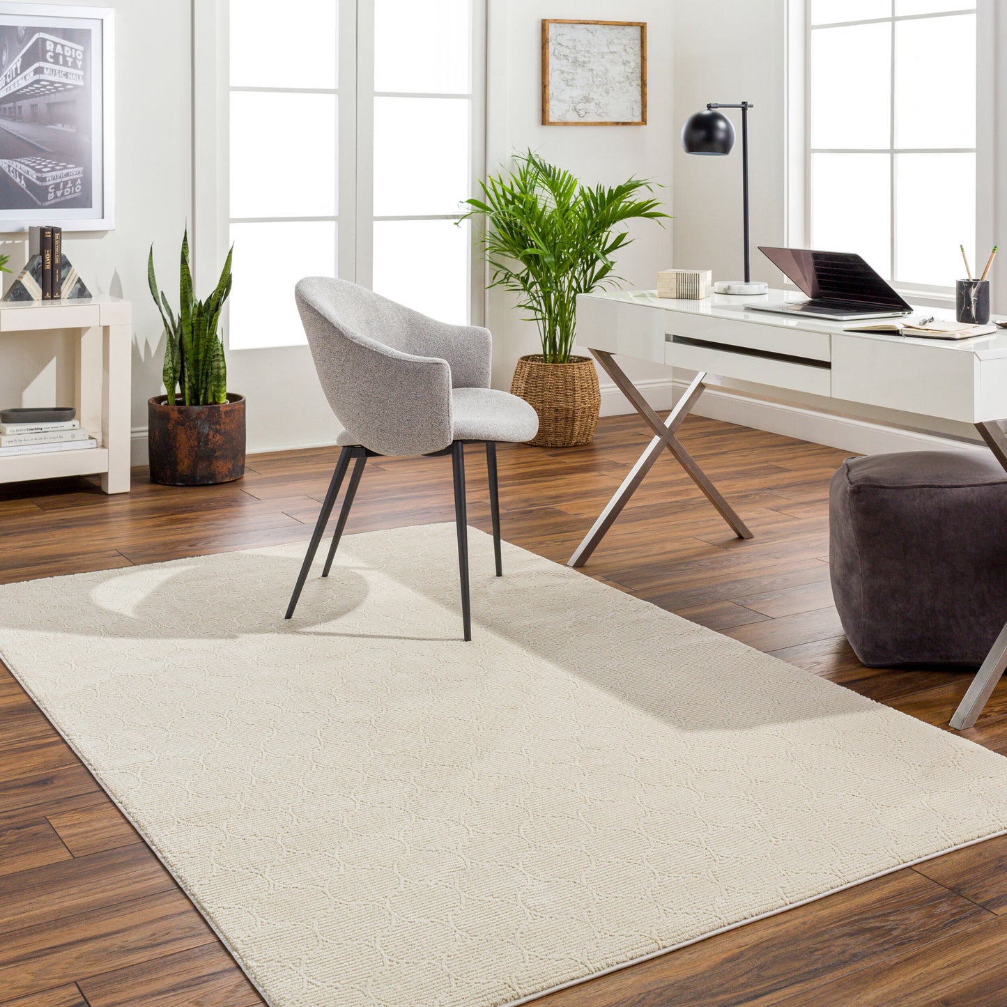 Alder ALD-2307 9' x 12' Machine Woven Washable Area Rug
