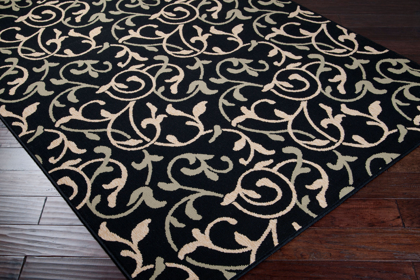 Alfombra tejida a máquina para interior y exterior Alfresco ALF-9547 de 1,52 m x 2,13 m