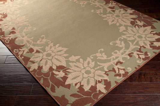 Alfombra Alfresco ALF-9575 de 2,13 m, tejida a máquina, para interior y exterior