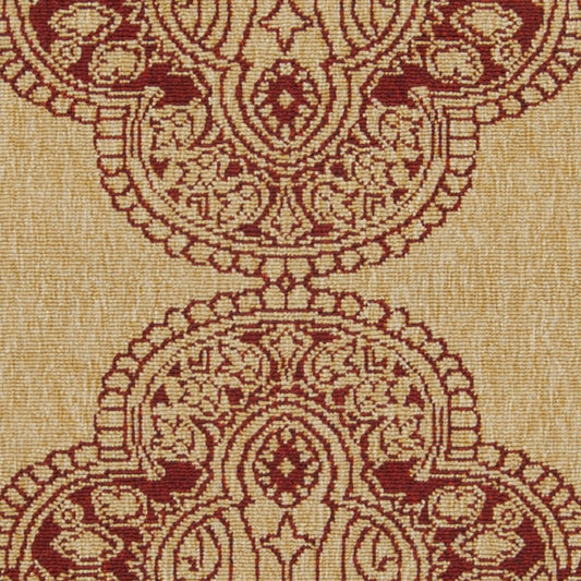 Alfombra decorativa tejida a máquina Alfresco ALF-9580 de 90 x 150 cm para interiores y exteriores