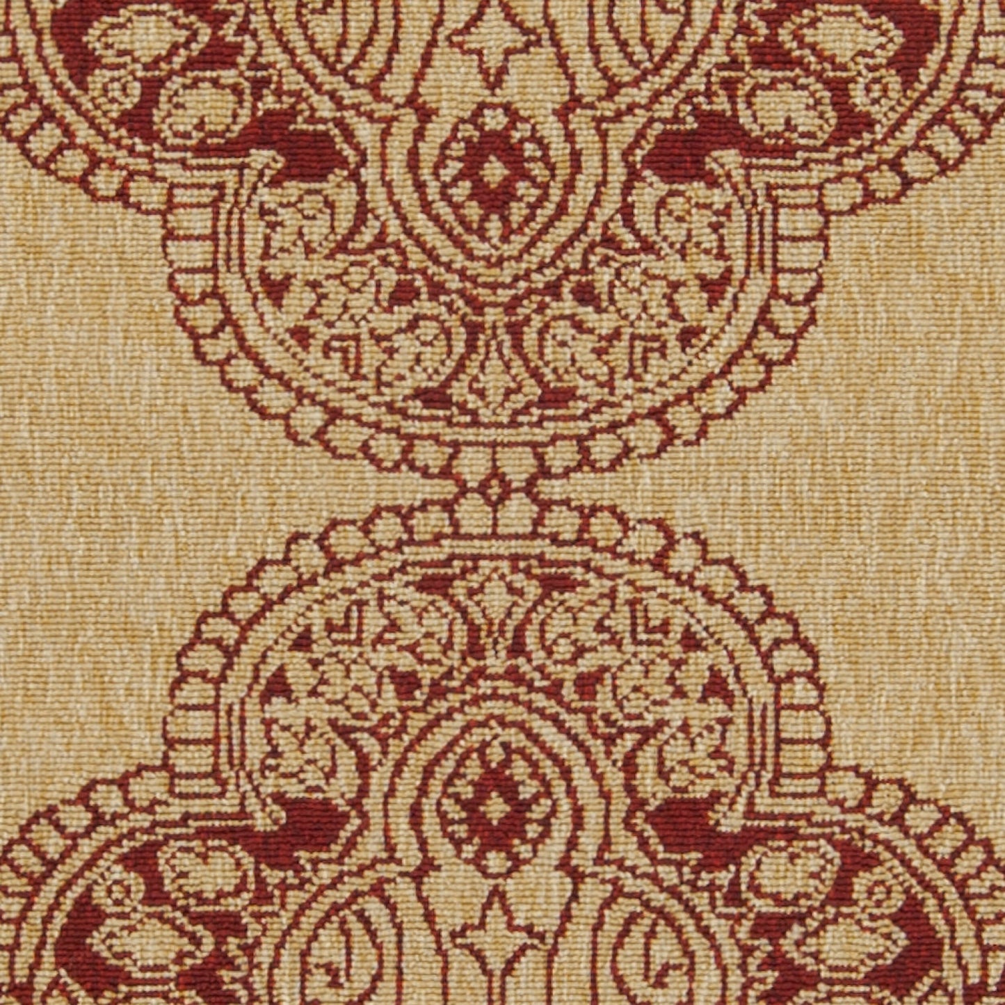 Alfombra decorativa tejida a máquina Alfresco ALF-9580 de 90 x 150 cm para interiores y exteriores