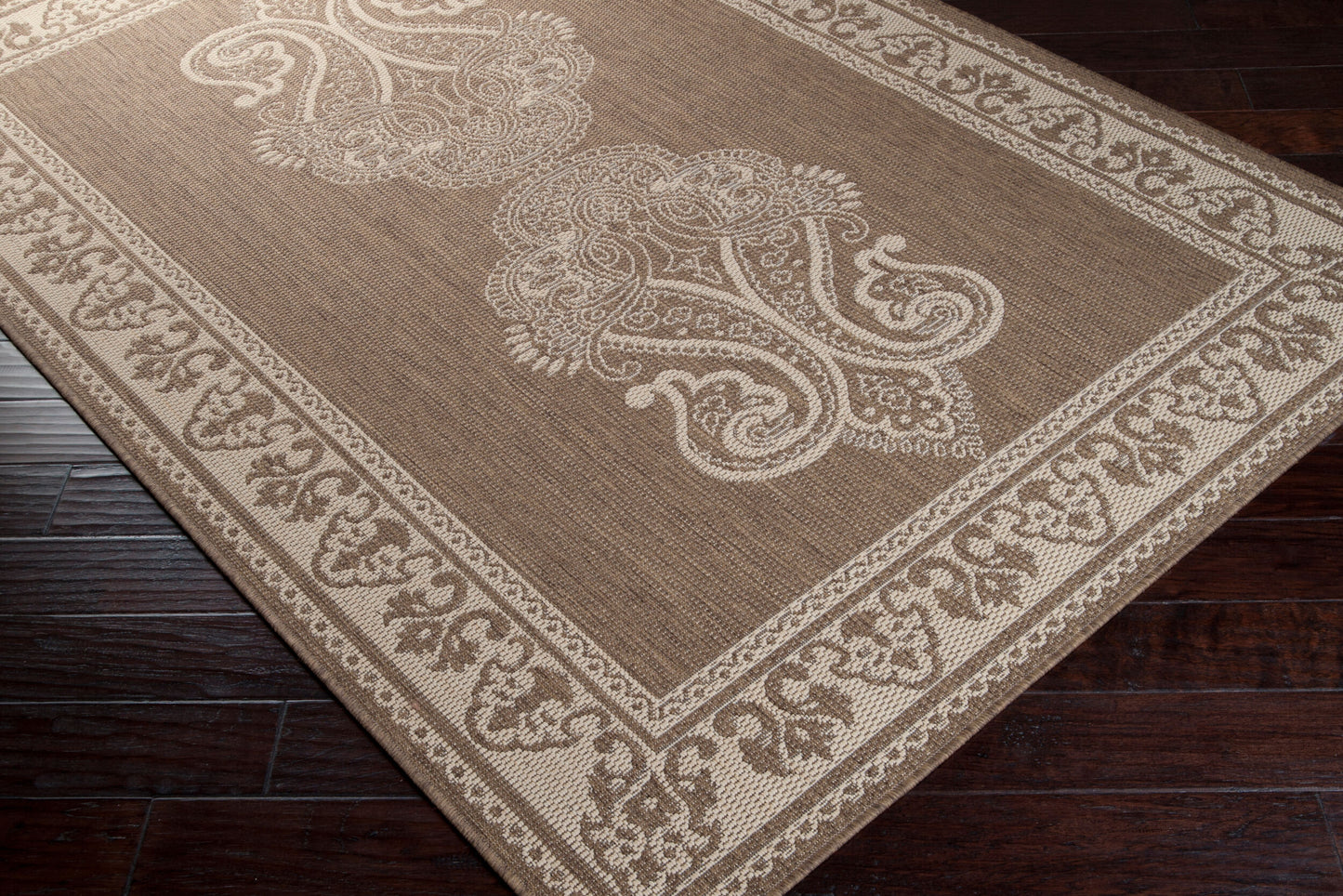 Alfombra tejida a máquina para interior y exterior Alfresco ALF-9583 de 1,83 m x 2,74 m