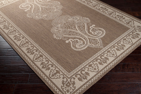 Alfombra tejida a máquina para interior y exterior Alfresco ALF-9583 de 1,83 m x 2,74 m