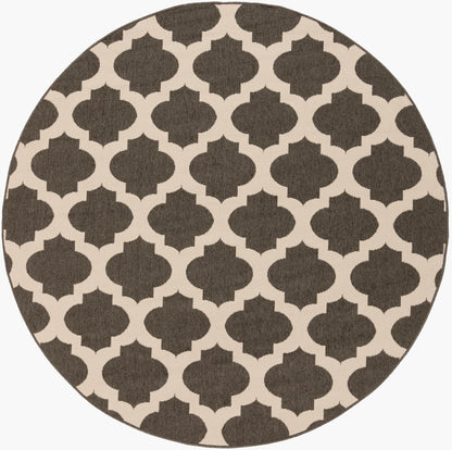 Alfresco ALF-9584 9ft Round Machine Woven Indoor/Outdoor Area Rug