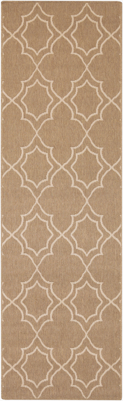 Alfresco ALF-9587 8ft Runner Machine Woven Indoor/Outdoor Runner Rug