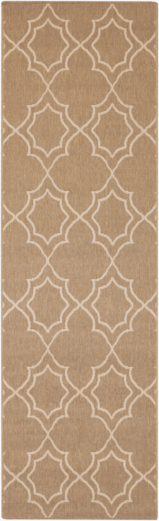 Alfresco ALF-9587 8ft Runner Machine Woven Indoor/Outdoor Runner Rug