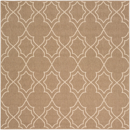 Alfresco ALF-9587 7ft Square Machine Woven Indoor/Outdoor Area Rug
