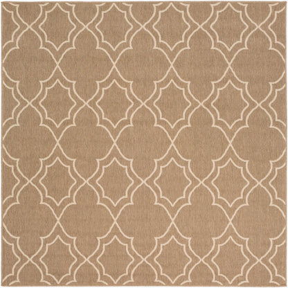Alfresco ALF-9587 7ft Square Machine Woven Indoor/Outdoor Area Rug