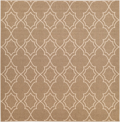 Alfresco ALF-9587 9ft Square Machine Woven Indoor/Outdoor Area Rug