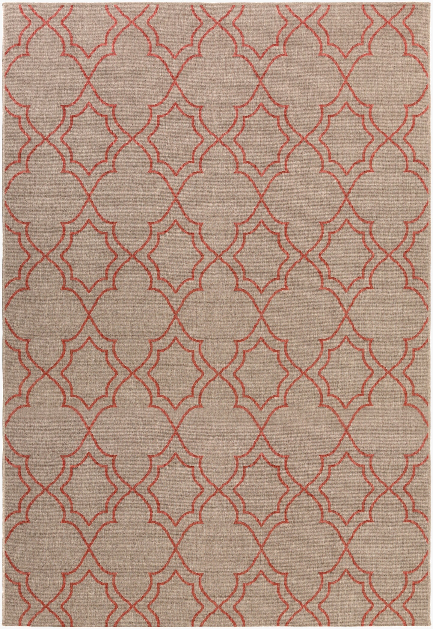 Alfresco ALF-9588 5ft Round Machine Woven Indoor/Outdoor Area Rug