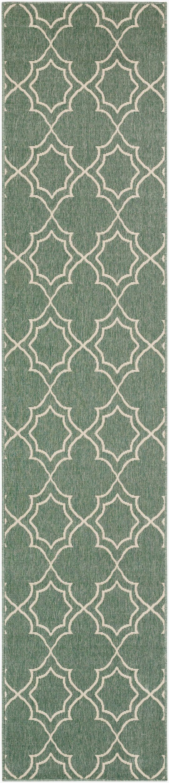Alfresco ALF-9589 12ft Runner Machine Woven Indoor/Outdoor Runner Rug