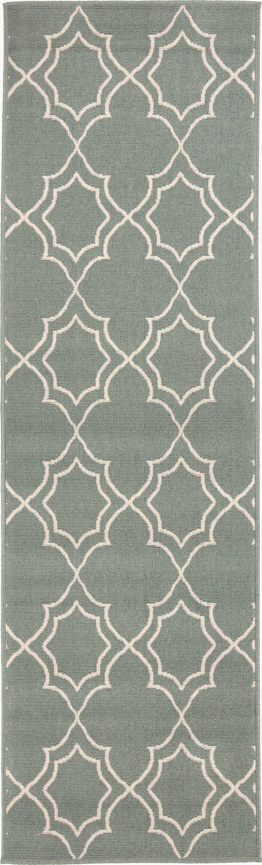 Alfombra Alfresco ALF-9589 de 2,4 m, tejida a máquina, para interior y exterior