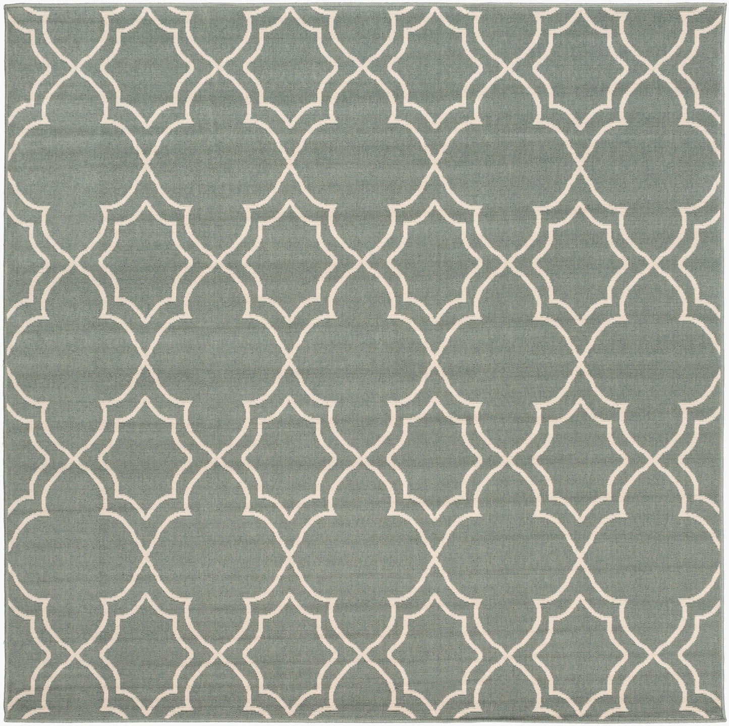 Alfresco ALF-9589 7ft Square Machine Woven Indoor/Outdoor Area Rug