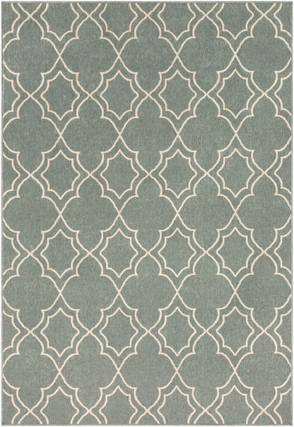 Alfombra tejida a máquina para interior y exterior Alfresco ALF-9589 de 2,13 m x 3,05 m