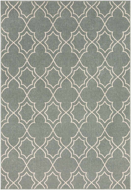 Alfombra tejida a máquina para interior y exterior Alfresco ALF-9589 de 2,13 m x 3,05 m