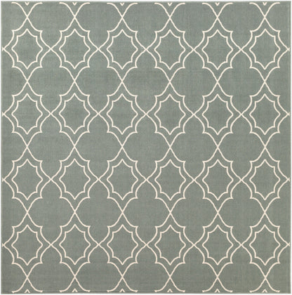 Alfresco ALF-9589 9ft Square Machine Woven Indoor/Outdoor Area Rug