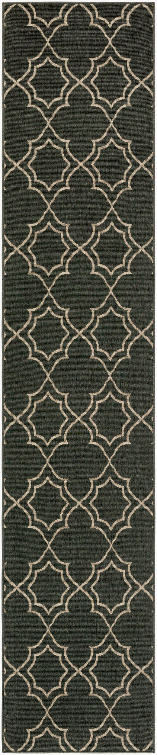 Alfresco ALF-9590 12ft Runner Machine Woven Indoor/Outdoor Runner Rug