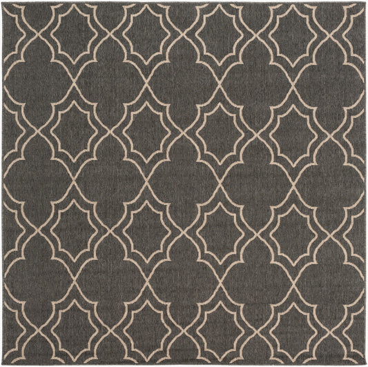Alfresco ALF-9590 7ft Square Machine Woven Indoor/Outdoor Area Rug
