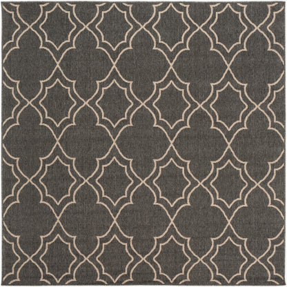 Alfresco ALF-9590 7ft Square Machine Woven Indoor/Outdoor Area Rug