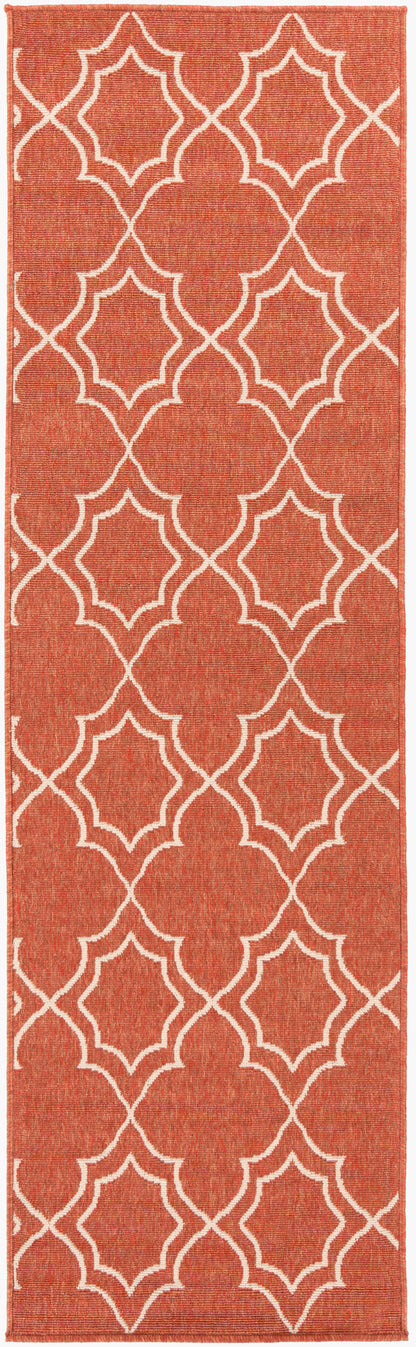 Alfresco ALF-9591 8ft Runner Machine Woven Indoor/Outdoor Runner Rug
