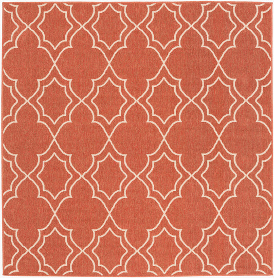 Alfresco ALF-9591 7ft Square Machine Woven Indoor/Outdoor Area Rug