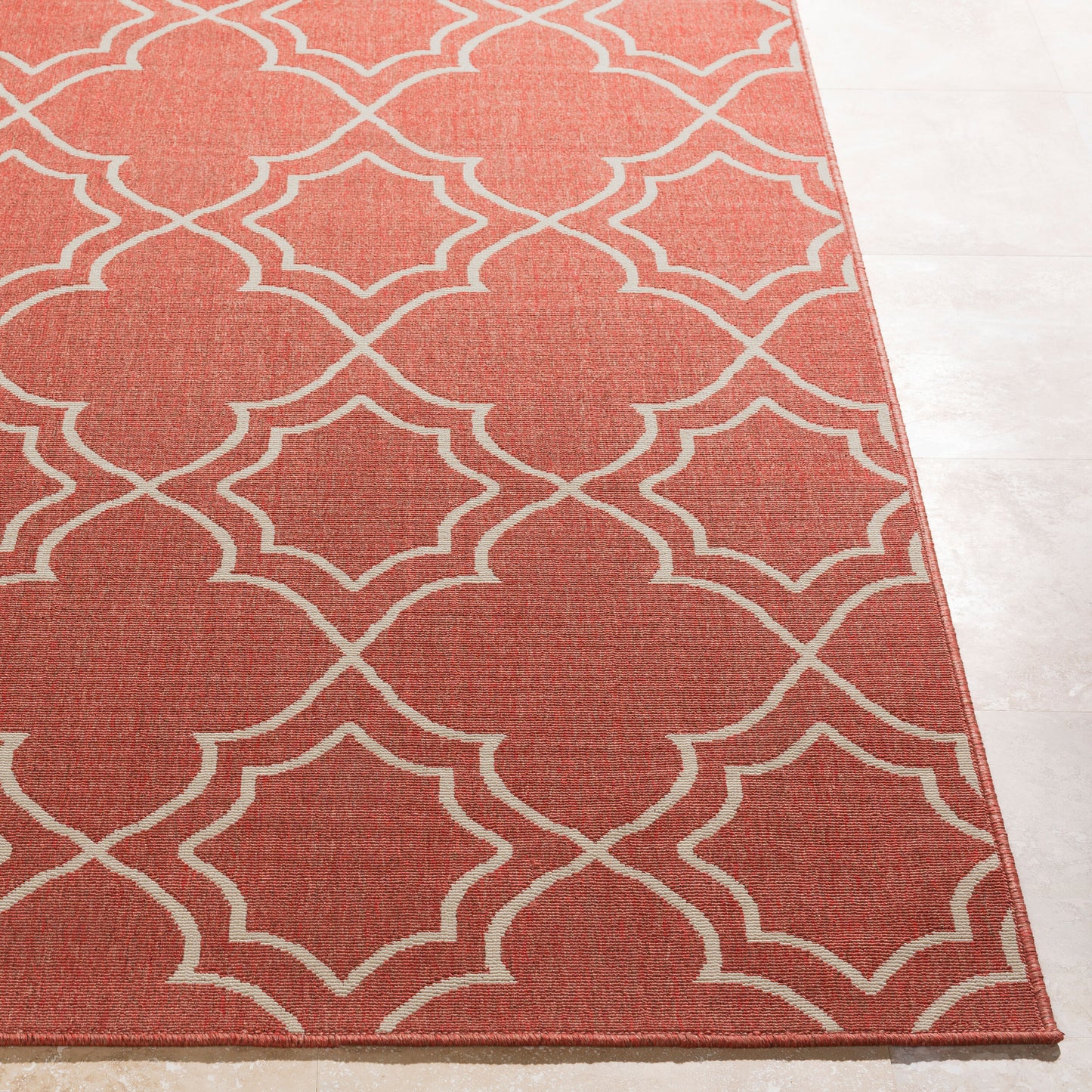 Alfresco ALF-9591 2' x 4' Machine Woven Indoor/Outdoor Accent Rug