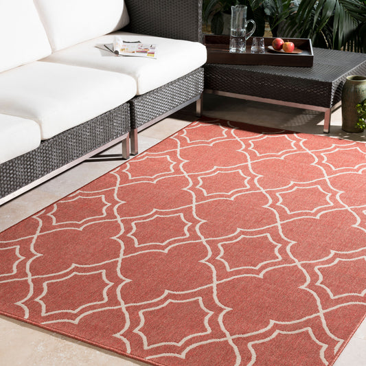 Alfresco ALF-9591 5' x 7' Machine Woven Indoor/Outdoor Area Rug
