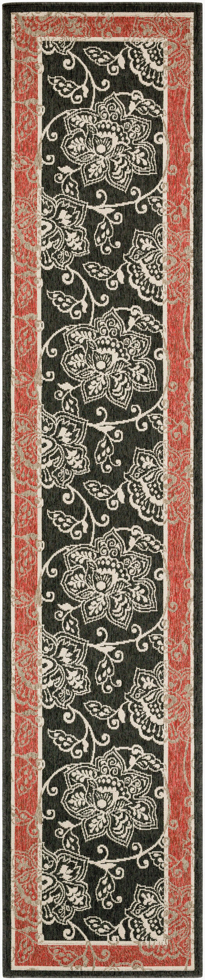 Alfresco ALF-9592 12ft Runner Machine Woven Indoor/Outdoor Runner Rug