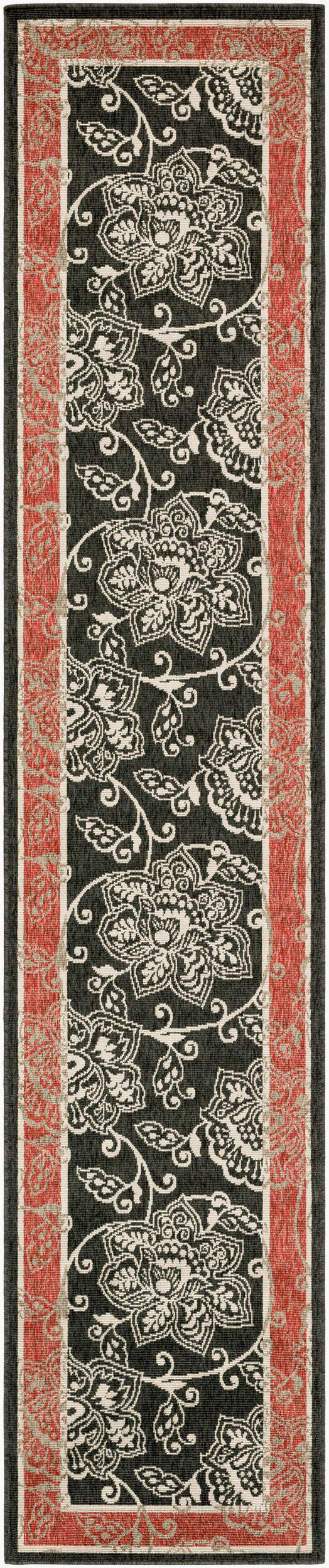 Alfresco ALF-9592 12ft Runner Machine Woven Indoor/Outdoor Runner Rug