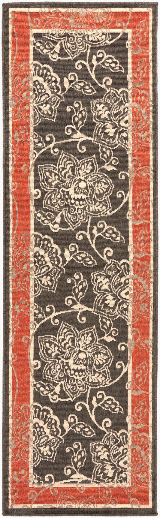 Alfresco ALF-9592 8ft Runner Machine Woven Indoor/Outdoor Runner Rug