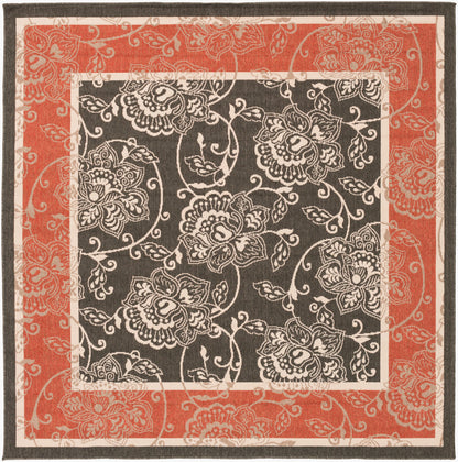 Alfresco ALF-9592 7ft Square Machine Woven Indoor/Outdoor Area Rug