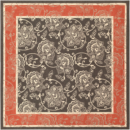 Alfresco ALF-9592 9ft Square Machine Woven Indoor/Outdoor Area Rug
