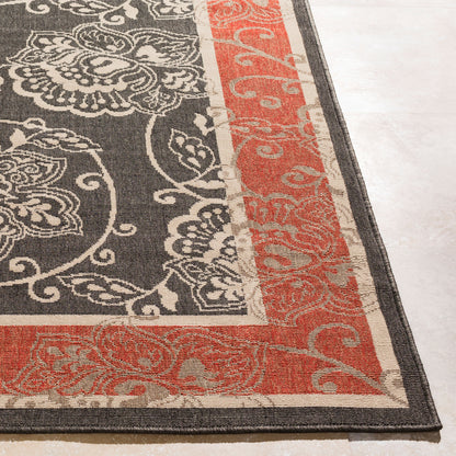 Alfresco ALF-9592 2' x 4' Machine Woven Indoor/Outdoor Accent Rug
