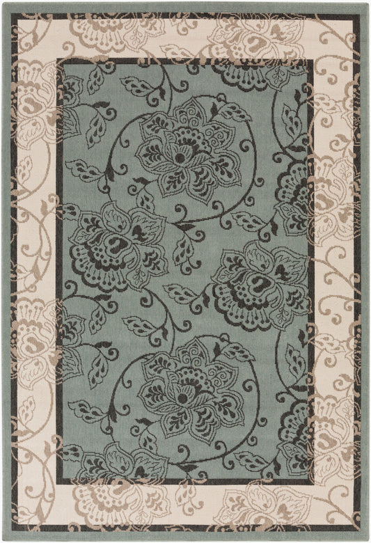 Alfresco ALF-9594 6' x 9' Machine Woven Indoor/Outdoor Area Rug