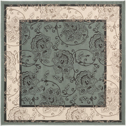 Alfombra Alfresco ALF-9594 de 2,13 m, tejida a máquina, para interior y exterior