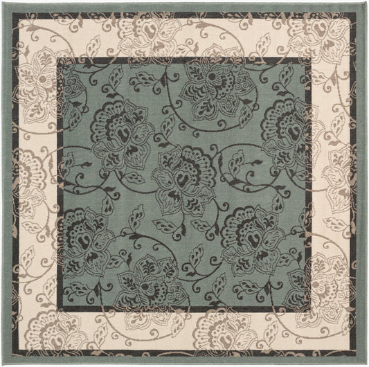 Alfombra Alfresco ALF-9594 de 2,13 m, tejida a máquina, para interior y exterior