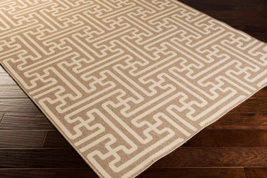 Alfresco ALF-9599 7ft Round Machine Woven Indoor/Outdoor Area Rug