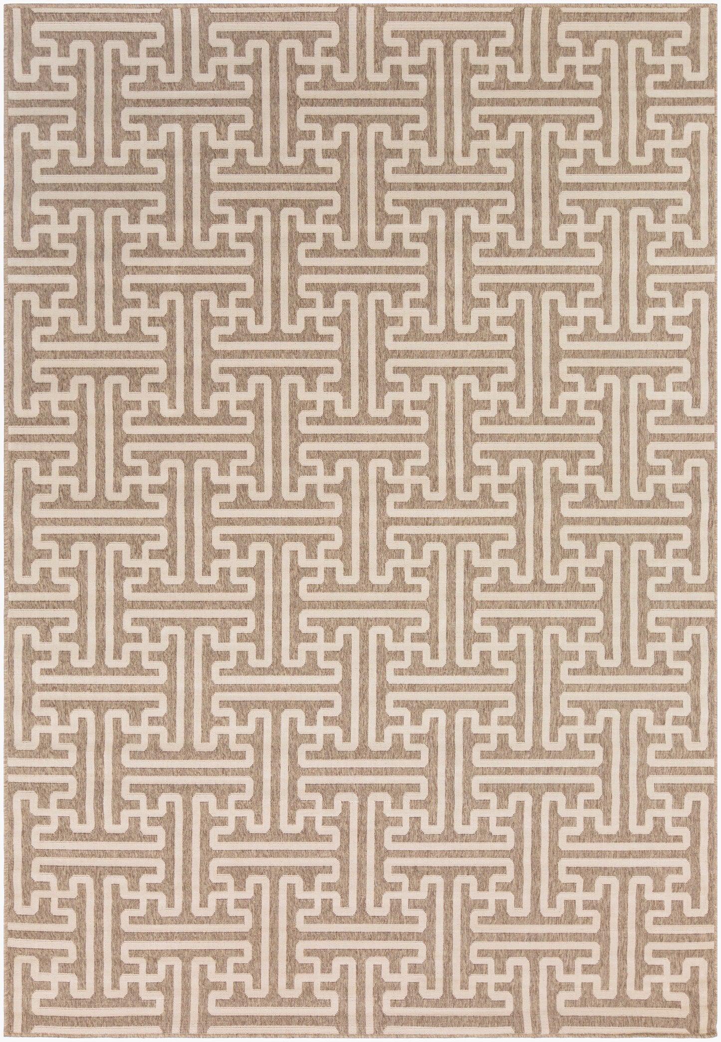 Alfombra tejida a máquina para interior y exterior Alfresco ALF-9599 de 1,52 m x 2,13 m